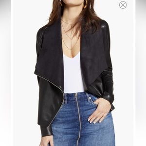 Blank NYC On to the next drape moto jacket size S